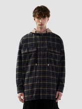 Camicia con cappuccio a quadri - Abbigliamento Uomo | GCDS