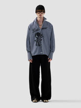 Camicia over a righe con stampa magic effetto crackle - Abbigliamento Uomo | GCDS