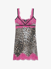 Abito mini in pizzo con fantasia animalier - Abbigliamento Donna | GCDS