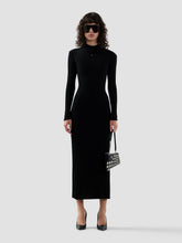 Abito lungo a costine con patch logo - Abbigliamento Donna | GCDS