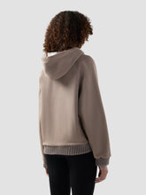 Felpa con cappuccio e full zip con maniche raglan e logo GCDS - Abbigliamento Donna | GCDS