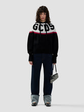 Logo Knit Cropped Hoodie - ALL FULL PRICE | GCDS