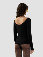 Patch Logo Ribbed Longsleeves T-Shirt - ALL FULL PRICE | GCDS