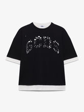 T-shirt regular con logo solarizzato - Abbigliamento Donna | GCDS