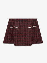 Minigonna plissettata in tweed di lana - Abbigliamento Donna | GCDS