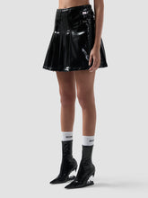 Minigonna plissettata in vinile - Abbigliamento Donna | GCDS