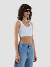 Top mini a costine logo lounge - Abbigliamento Donna | GCDS