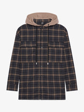 Camicia con cappuccio a quadri - Abbigliamento Uomo | GCDS