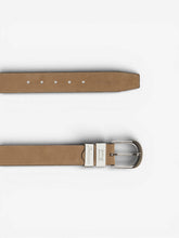 Suede Logo Belt - Beige | GCDS
