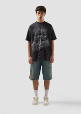 T-shirt con stampa Riders - Abbigliamento Uomo | GCDS