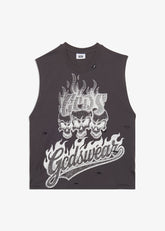 Riders Sleeveless T-shirt - ALL FULL PRICE | GCDS