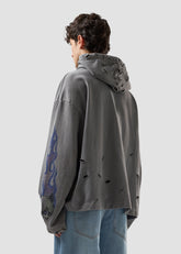 Riders Print Hoodie - ALL FULL PRICE | GCDS