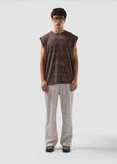 Pinstripe Track Pants with All-Over Logo - ALL FULL PRICE | GCDS