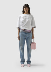 Laser-Cut Logo Oversized T-shirt - ALL FULL PRICE | GCDS