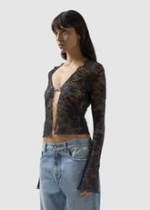 Flared Lace Shirt - ALL FULL PRICE | GCDS