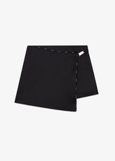 Mini skirt con profilo logato - Abbigliamento Donna | GCDS