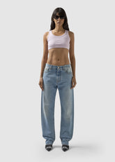 Ribbed Logo Lounge Mini Crop Top - ALL FULL PRICE | GCDS