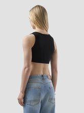 Ribbed Logo Lounge Mini Crop Top - ALL FULL PRICE | GCDS