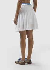 Logo-Belt Pleated Mini Skirt - ALL FULL PRICE | GCDS