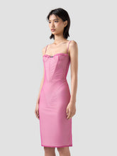 Abito corsetto in tulle