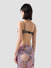 Tulle Balconette Bra - Black | GCDS
