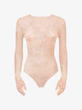 Body seamless con maniche a guanto e logo - Abbigliamento Donna | GCDS