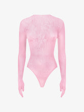 Body seamless con maniche a guanto e logo - Abbigliamento Donna | GCDS