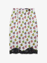 All Over Apple Pencil Skirt - Dalla passerella | GCDS