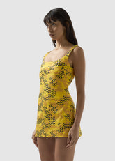 Camo Checked Jersey Dress - ALL FULL PRICE | GCDS