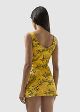 Camo Checked Jersey Dress - ALL FULL PRICE | GCDS