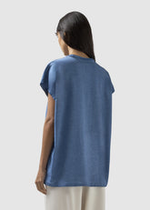 T-shirt smanicata con stampa "History" - Abbigliamento Donna | GCDS