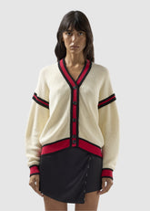 College Logo Lounge Cardigan - ALL FULL PRICE | GCDS