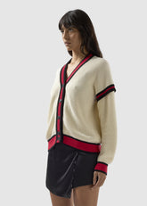 College Logo Lounge Cardigan - ALL FULL PRICE | GCDS
