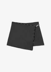 Mini skirt con profilo logato - Abbigliamento Donna | GCDS