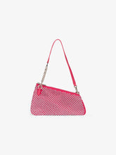 Borsa Comma Notte in mesh con Strass - Fucsia | GCDS