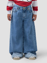Denim Trousers - Faded Blue | GCDS