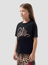 T-Shirt con Logo Leopardato - ALL FULL PRICE | GCDS