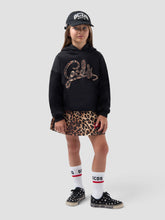 Felpa con Cappuccio e Logo Leopardato - ALL FULL PRICE | GCDS