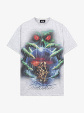Oversized Crop T-Shirt with Gothic Graphic - FULL PRICE ONLY | GCDS