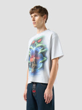 Oversized Crop T-Shirt with Gothic Graphic - FULL PRICE ONLY | GCDS