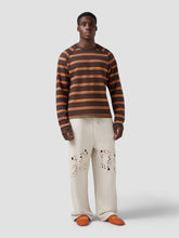 Striped Waffle Long Sleeve T-Shirt