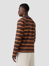Striped Waffle Long Sleeve T-Shirt