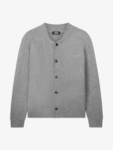 Tailored Varsity Cardigan - Grey | GCDS