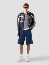 Shorts in Denim con Logo - Blu | GCDS