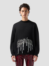 Crew Neck Sweatshirt with Mesh Effect - FULL PRICE ONLY | GCDS