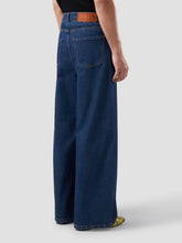 Wide-Leg Denim Trousers with Logo - FULL PRICE ONLY | GCDS