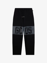 Jogger Pants Spray Logo - Black | GCDS