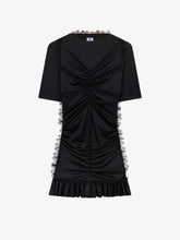 Abito con dettagli in pizzo - Nero | GCDS