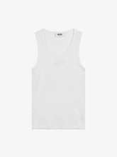 Ribbed Tank Top - Cloud Dancer | GCDS