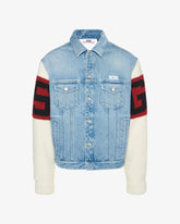 Mix denim jacket - ALL PRODUCT DISCOUNT | GCDS